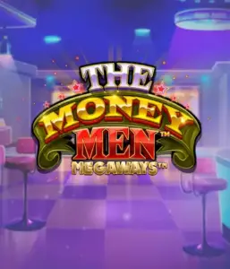 Experience the exciting world of The Money Men Megaways game by Pragmatic Play, featuring a vibrant logo with glittering stars set against a stylish casino backdrop. This image captures the excitement and glamour of Megaways slots with its striking design and colorful ambiance. Perfect for slot game lovers seeking Vegas-style excitement. 