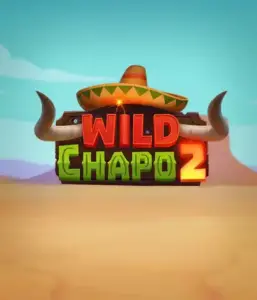 Experience the colorful Mexican desert with Wild Chapo 2 slot by Relax Gaming, featuring a whimsical bull wearing a sombrero against a serene desert backdrop. This image conveys the fun and adventure of the game, great for fans of animated adventure slots, delivering a delightful play experience.