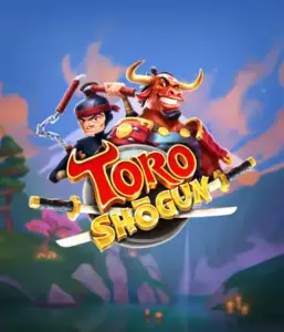 Explore the vibrant world of the Toro Shogun game by ELK Studios, featuring a daring samurai and a charismatic red bull together on an adventure. This image portrays the fusion of Japanese culture and whimsical fantasy, set against a peaceful forest backdrop. Great for fans of Japanese-inspired slots, providing a unique adventure.